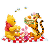 Full Diamond Painting kit - Happy friendship day winnie the pooh