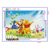 Full Diamond Painting kit - Winnie the pooh happy birthday