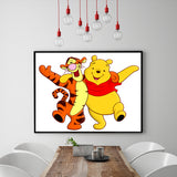 Full Diamond Painting kit - Tigger and pooh