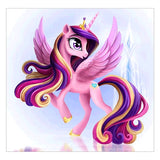 Full Diamond Painting kit - Gambar kuda poni