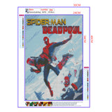 Full Diamond Painting kit - spider-man deadpool