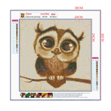 Full Diamond Painting kit - Cute owl