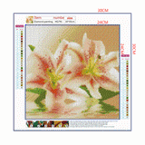 Full Diamond Painting kit - lily