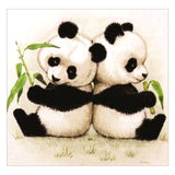Full Diamond Painting kit - Cute pandas