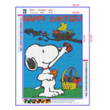 Full Diamond Painting kit - Snoopy Happy Easter