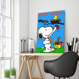 Full Diamond Painting kit - Snoopy Happy Easter