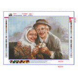 Full Diamond Painting kit - Old couple in love