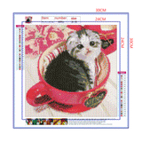 Full Diamond Painting kit - Cute little cat