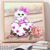 Full Diamond Painting kit - Cute little cat