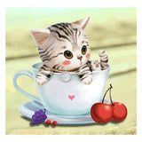 Full Diamond Painting kit - Cute little cat