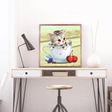 Full Diamond Painting kit - Cute little cat