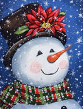 Full Diamond Painting kit - Cute christmas snowman