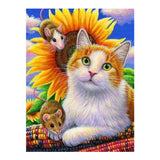 Full Diamond Painting kit - Cat and mouse