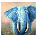 Full Diamond Painting kit - The flower on the elephant