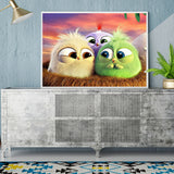 Full Diamond Painting kit - Angry cute bird