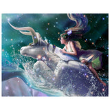 Full Diamond Painting kit - Taurus and fairy