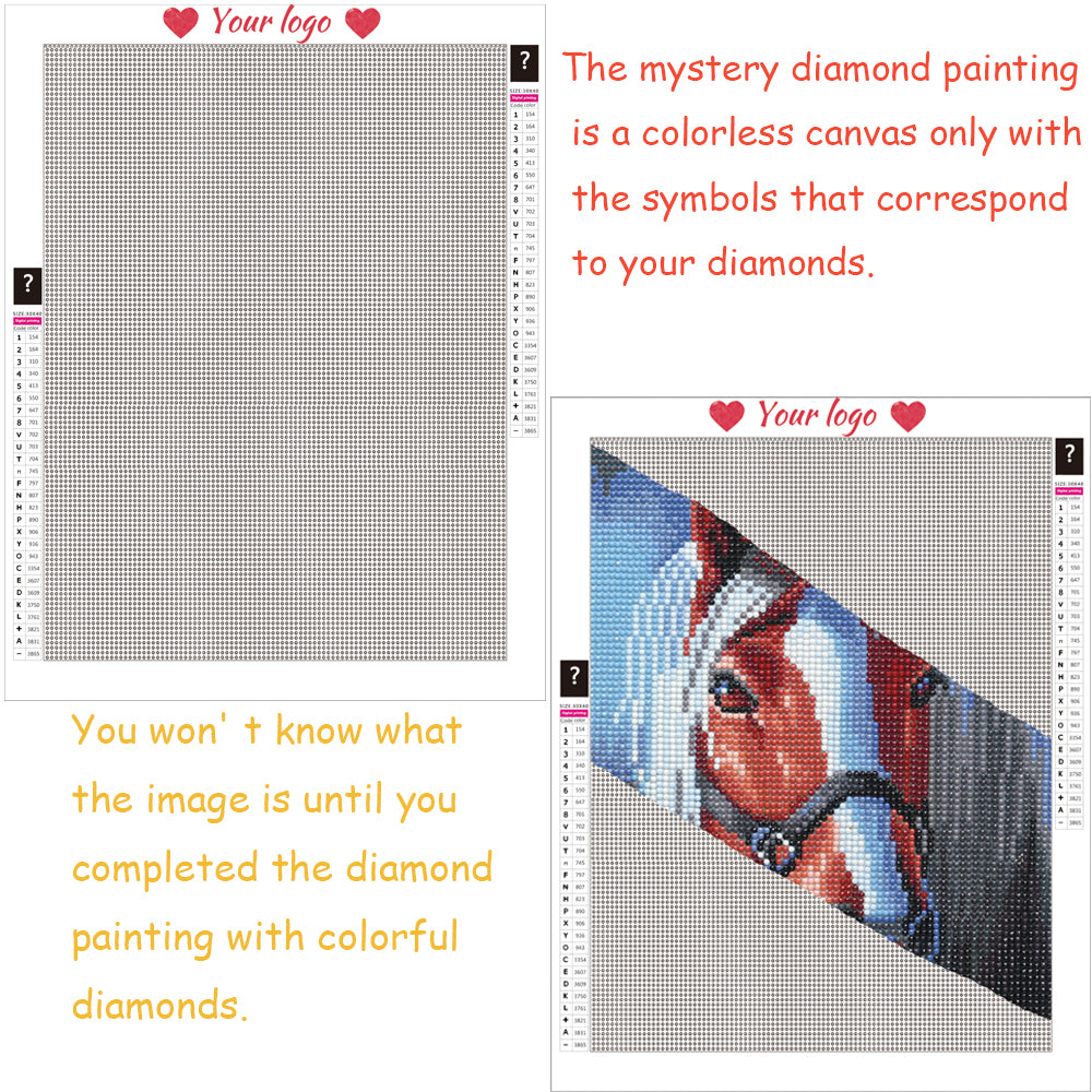 How I place square drills on my diamond painting 