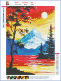 Full Diamond Painting kit - Colorful scenery