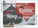 Full Diamond Painting kit - King Queen