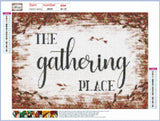 Full Diamond Painting kit - The gathering place