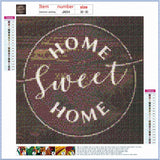 Full Diamond Painting kit - Home sweet home