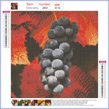 Full Diamond Painting kit - Fresh grapes