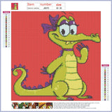 Full Diamond Painting kit - Cute dinosaur