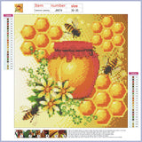 Full Diamond Painting kit - Honey