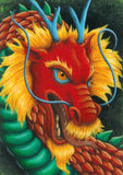 Full Diamond Painting kit - Colorful dragon