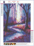 Full Diamond Painting kit - Deep mountain trail