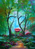 Full Diamond Painting kit - Green forest