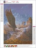 Full Diamond Painting kit - Eagle soars