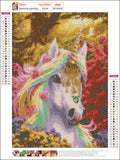 Full Diamond Painting kit - Colorful unicorn