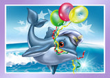 Full Diamond Painting kit - Cute dolphin