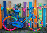 Full Diamond Painting kit - Colorful bike