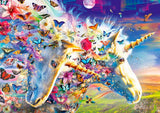 Full Diamond Painting kit - Beautiful unicorns and butterflies