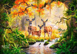 Full Diamond Painting kit - Deer family