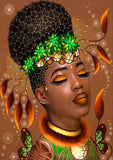 Full Diamond Painting kit - African beautiful woman