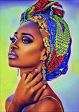 Full Diamond Painting kit - African beautiful woman