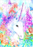 Full Diamond Painting kit - Beautiful color unicorn
