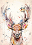 Full Diamond Painting kit - Deer and bird