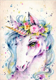 Full Diamond Painting kit - Watercolor Unicorn