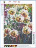 Full Diamond Painting kit - Dandelion