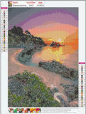 Full Diamond Painting kit - Beautiful seaside scenery