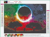 Full Diamond Painting kit - Color planet