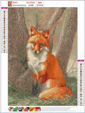 Full Diamond Painting kit - Red fox