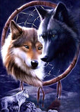 Full Diamond Painting kit - Cool two wolves