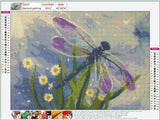 Full Diamond Painting kit - Beautiful dragonfly