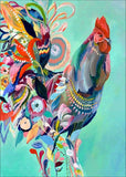 Full Diamond Painting kit - Abstract color rooster