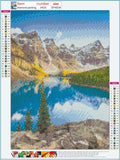 Full Diamond Painting kit - Mountains and lakes